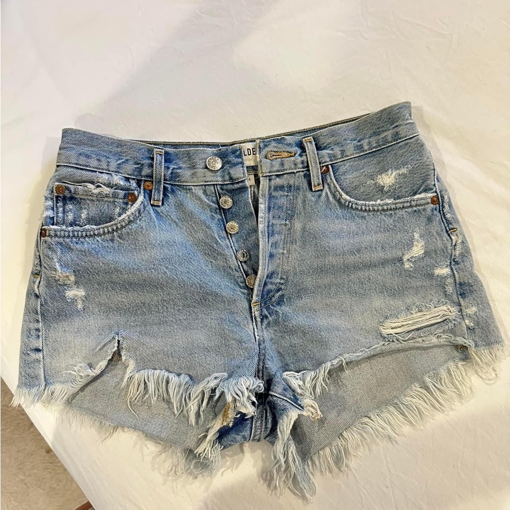 Agolde denim shorts